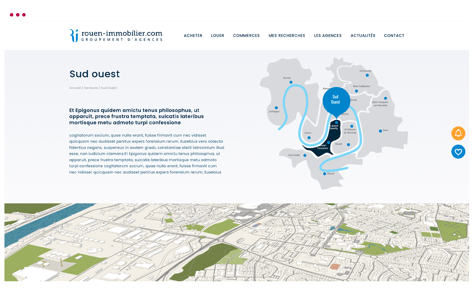 Webdesign agence immobilière