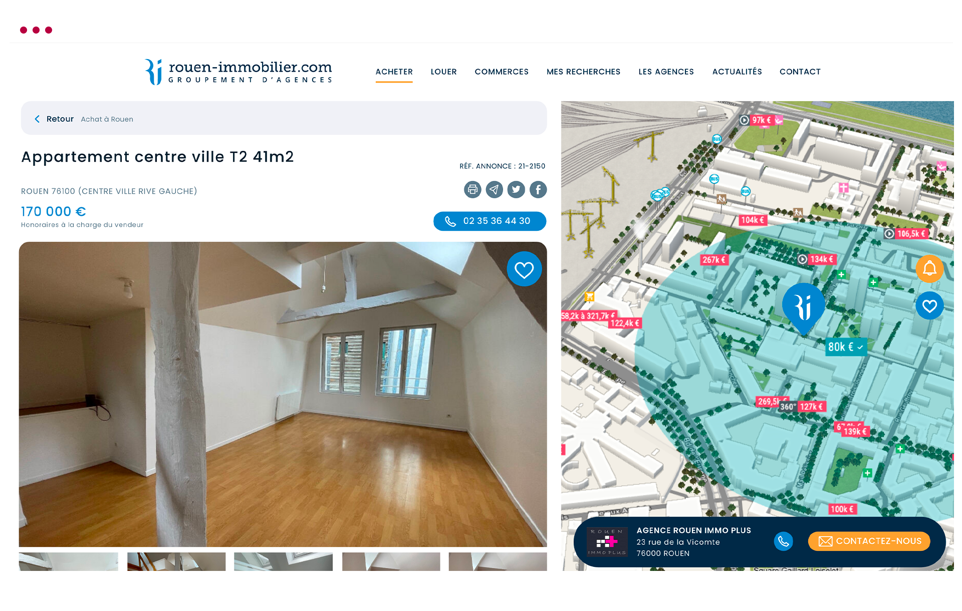 Webdesign agence immobilière